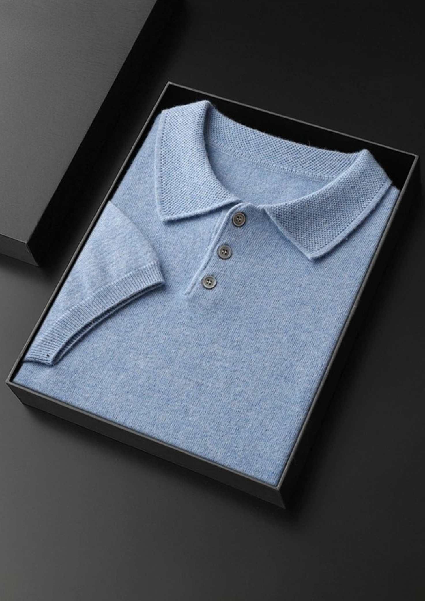 House of Whitmore | Fine Knit Polo Shirt