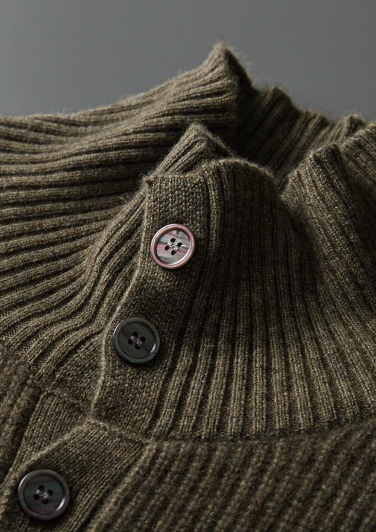 House of Whitmore | Classic Button-Front Knit Sweater
