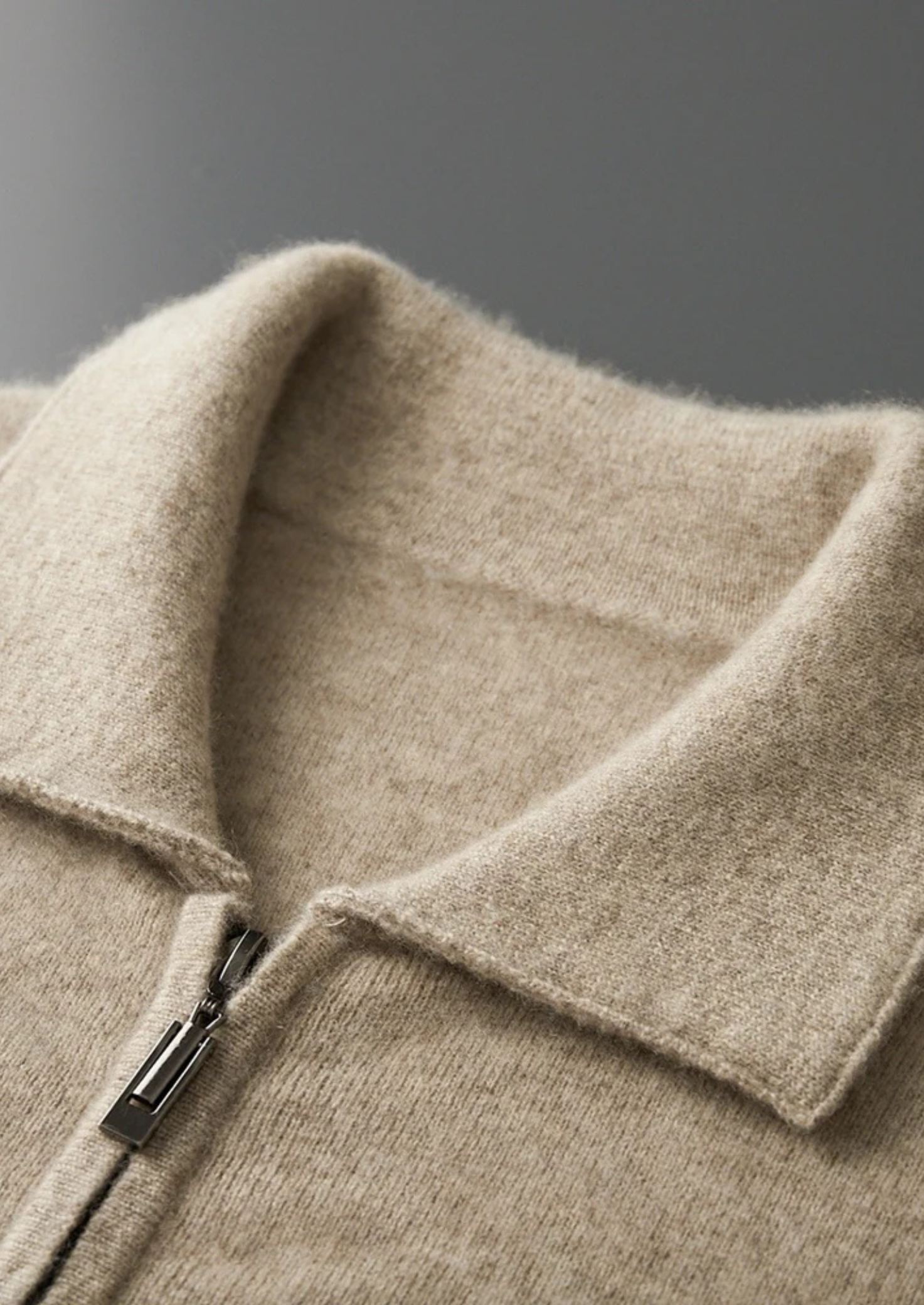 House of Whitmore | Full-Zip Knit Sweater