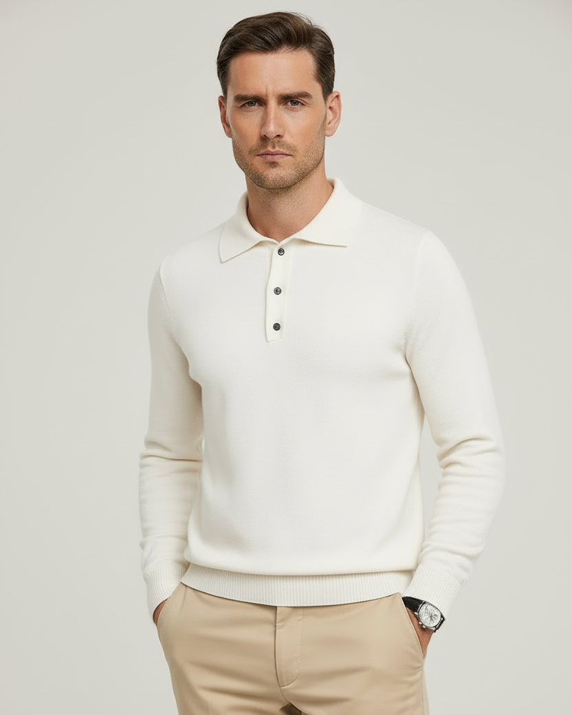 House of Whitmore | Cashmere Knit Polo