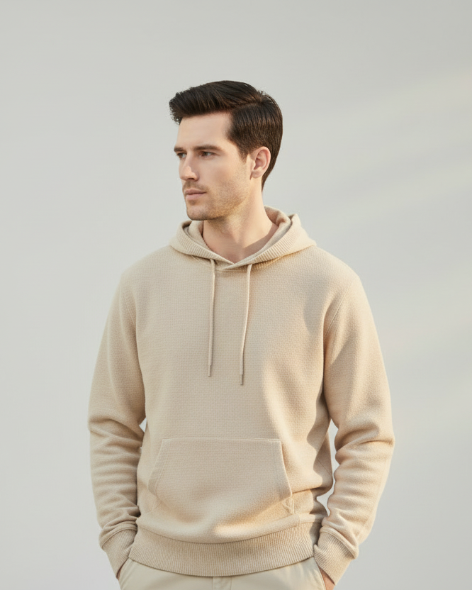 House of Whitmore | Fine Knit Hooded Sweater