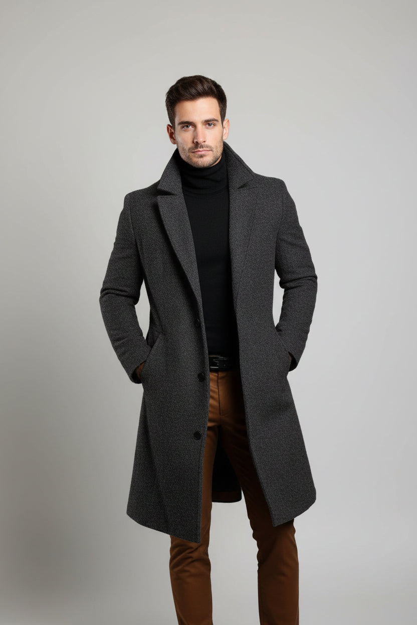 House of Whitmore | Long Wool Overcoat