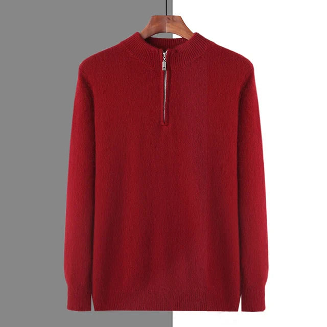House of Whitmore | Half-Zip Knit Sweater
