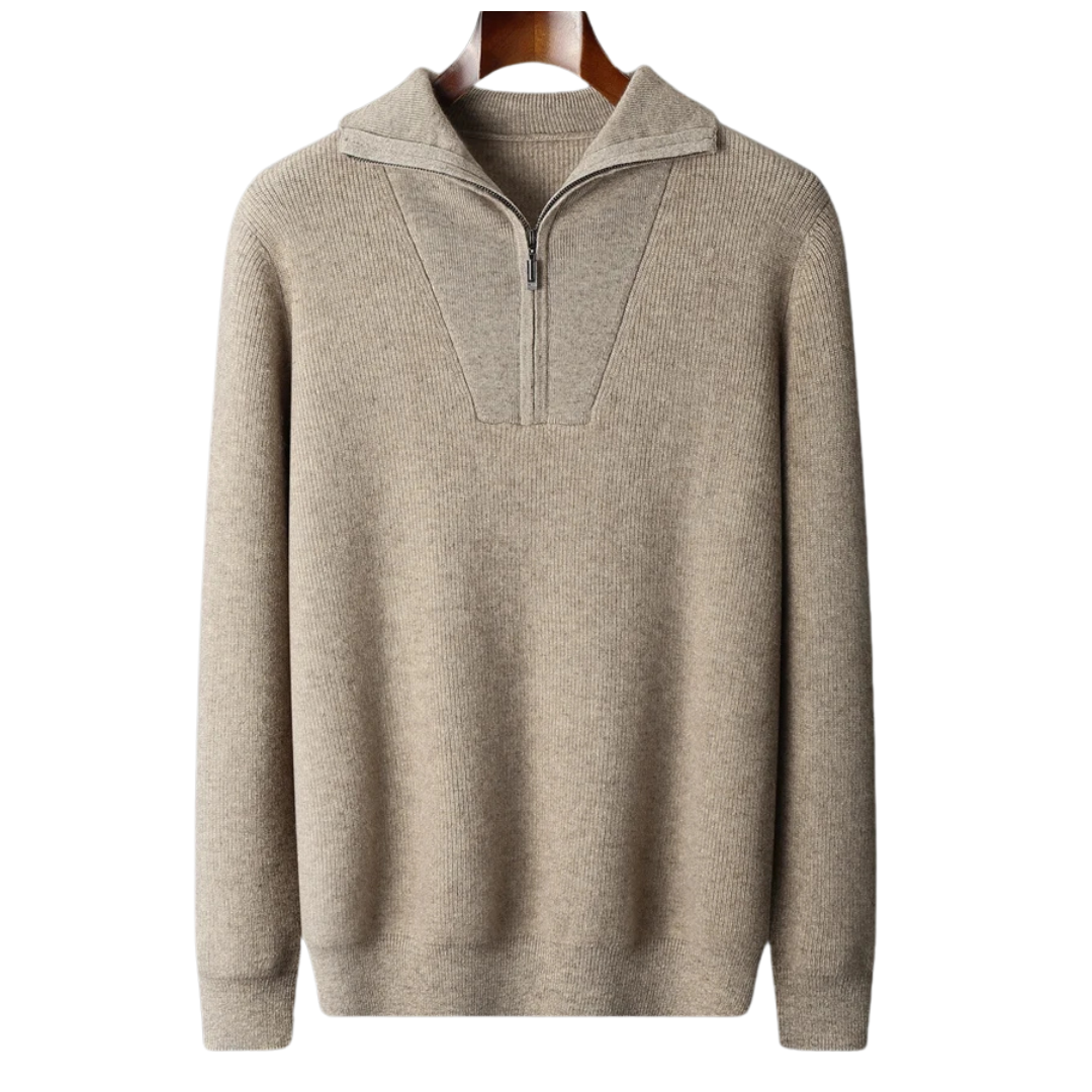 House of Whitmore | Classic Half-Zip Sweater