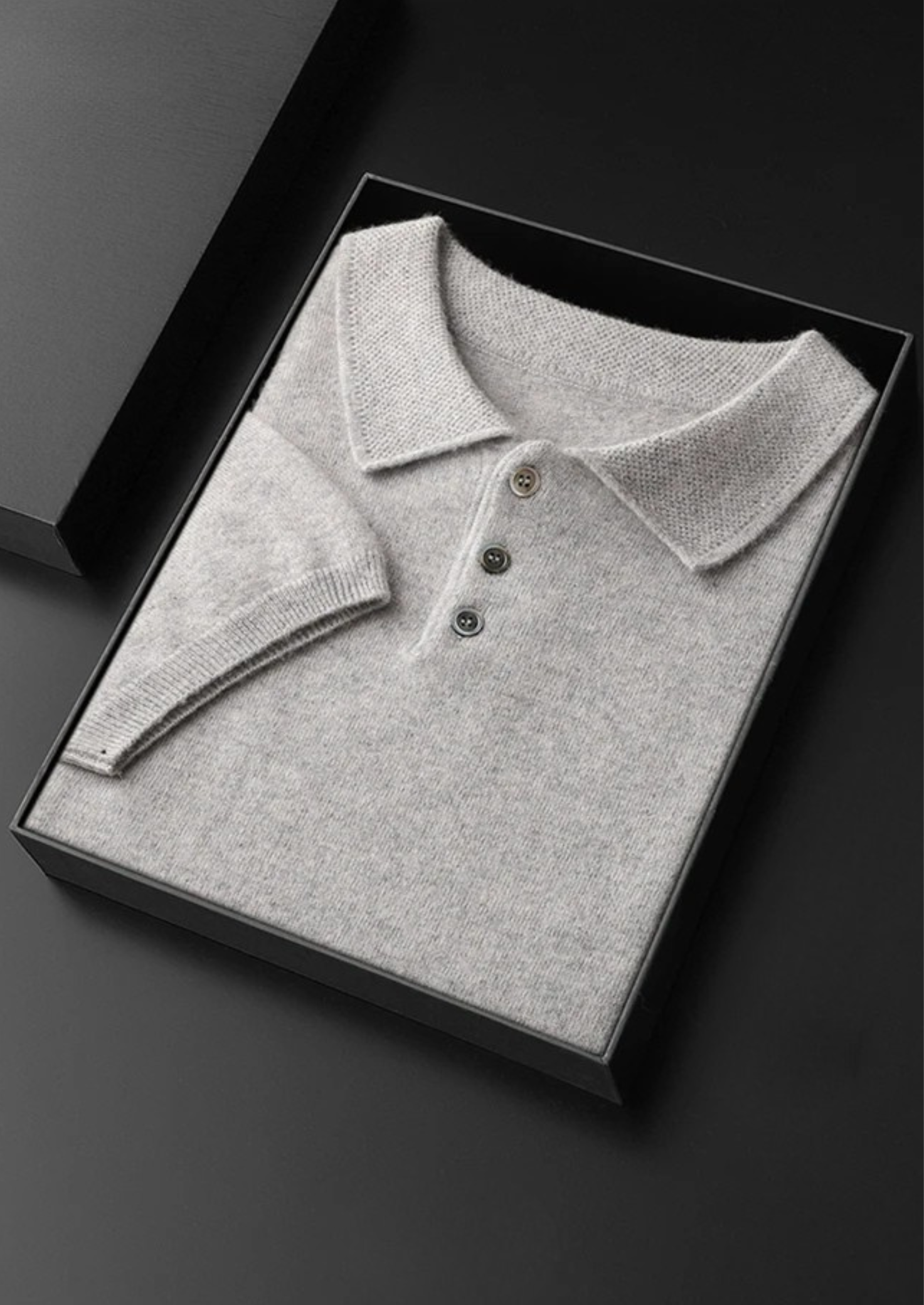 House of Whitmore | Fine Knit Polo Shirt
