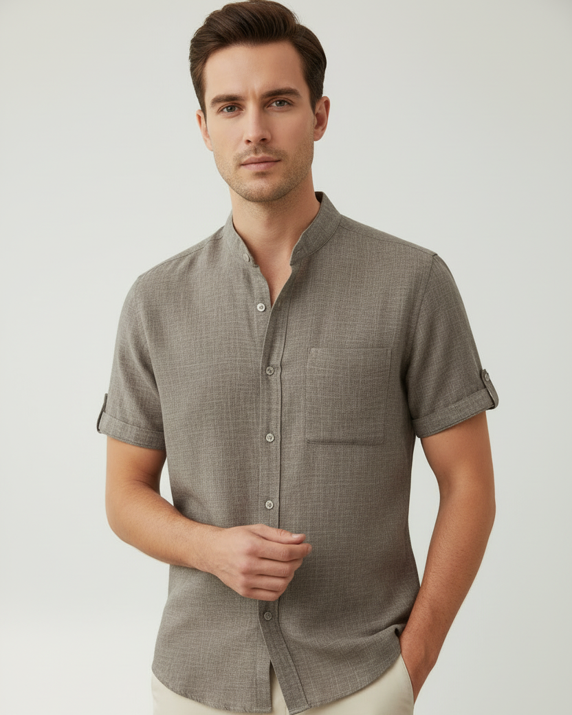 House of Whitmore | Short Sleeve Linen Shirt