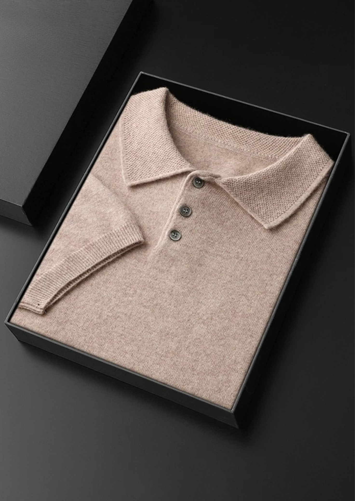 House of Whitmore | Fine Knit Polo Shirt