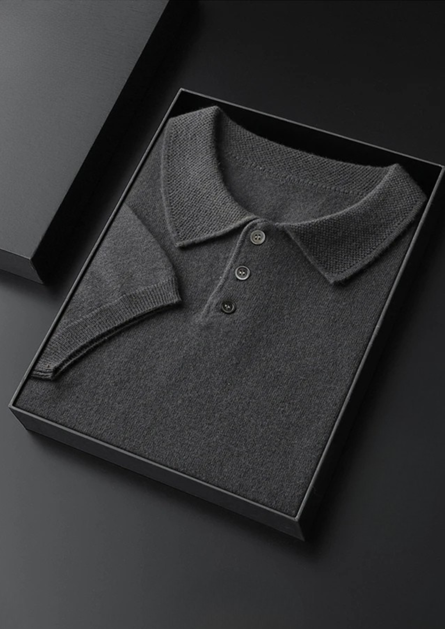 House of Whitmore | Fine Knit Polo Shirt