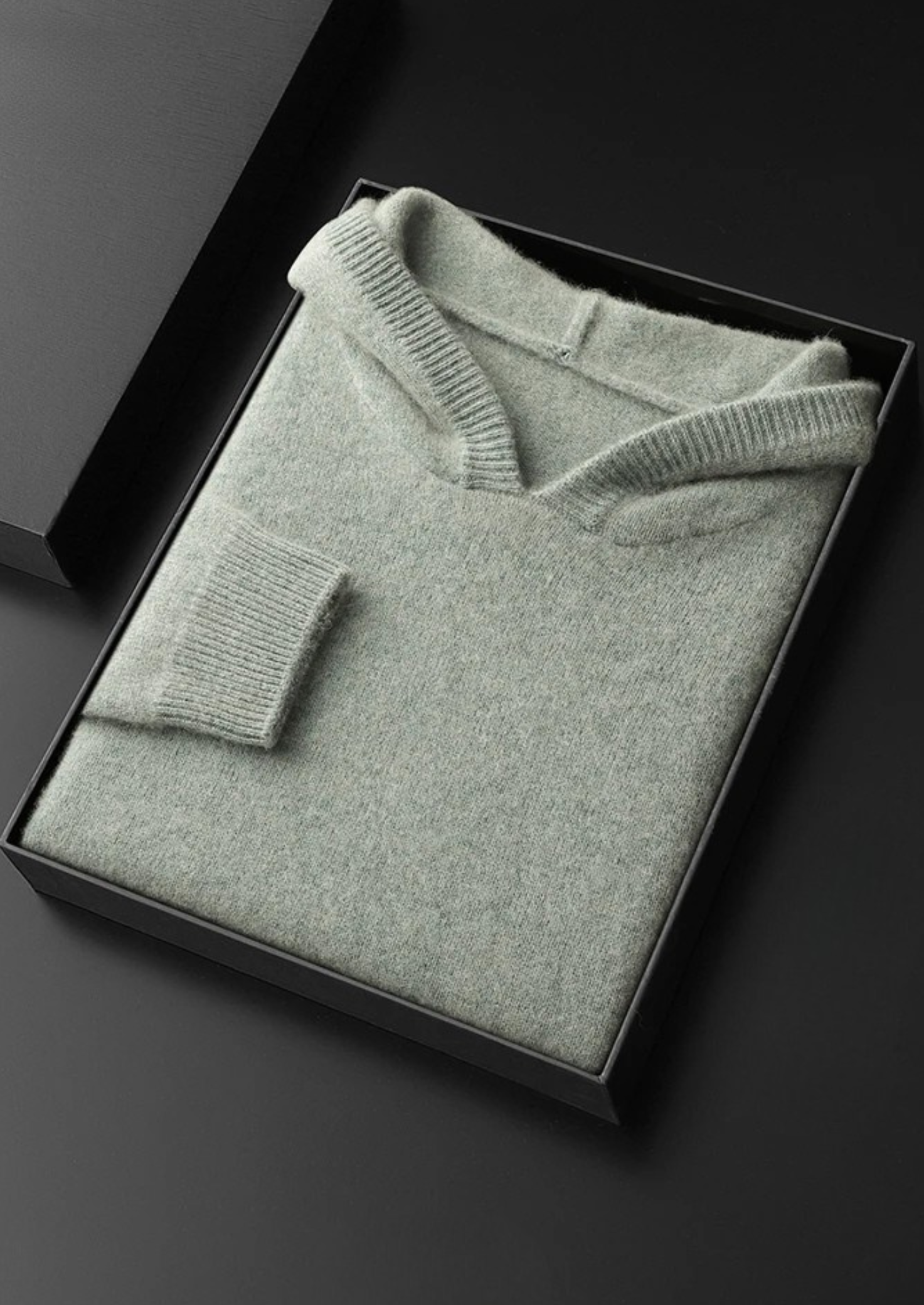 House of Whitmore | Fine Knit Hooded Sweater