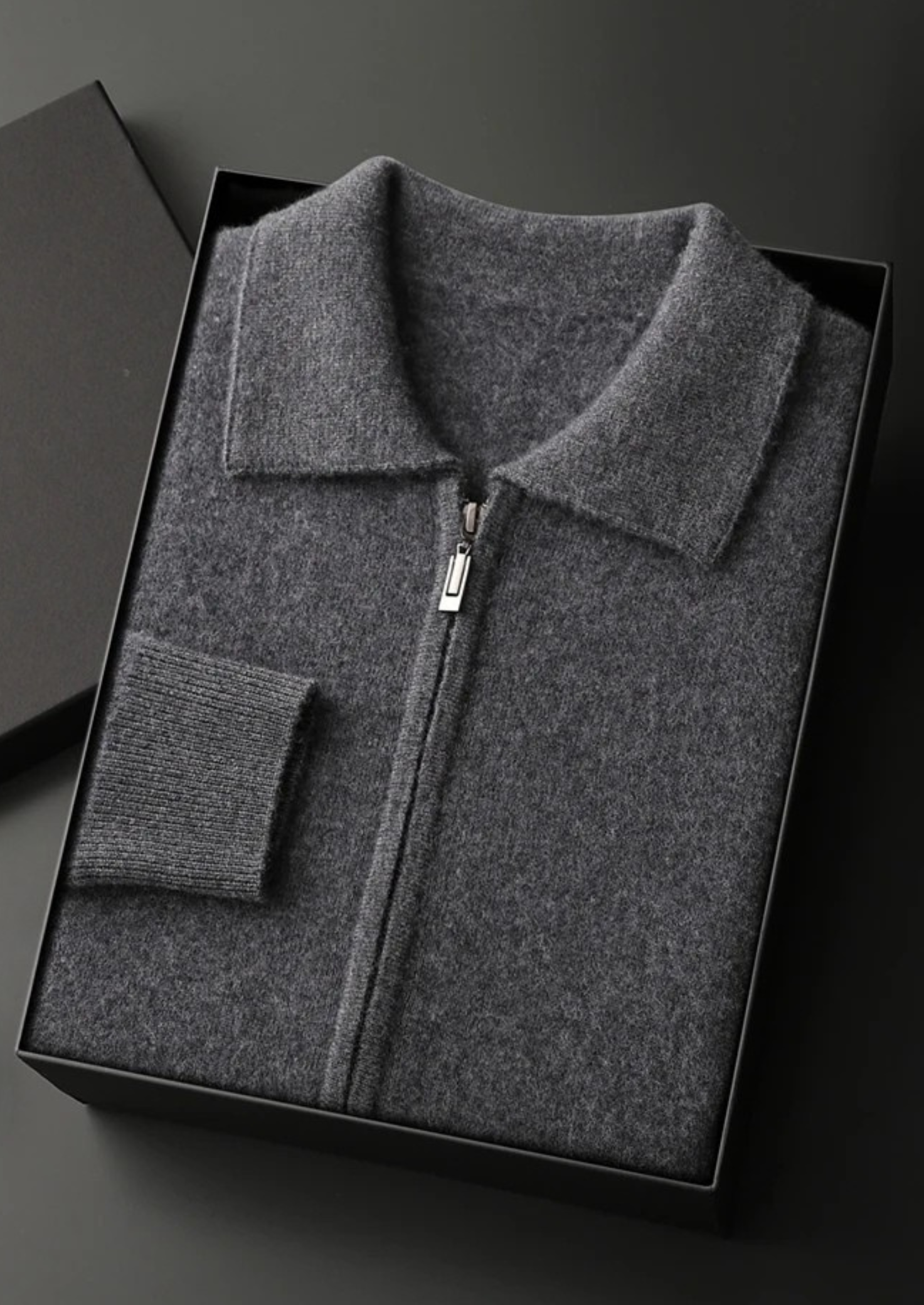 House of Whitmore | Full-Zip Knit Sweater