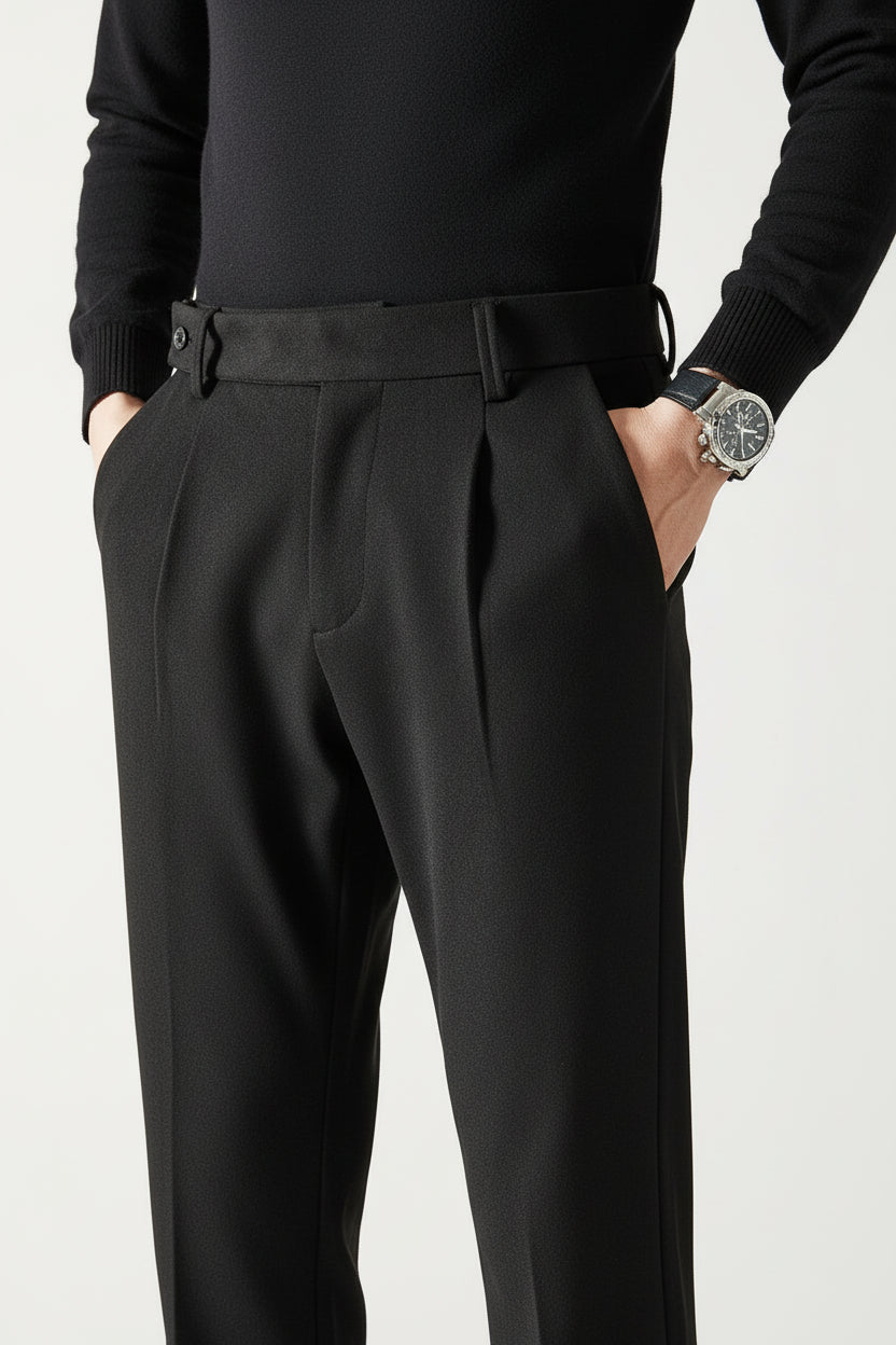 House of Whitmore │ High-Waist Pleated Trousers