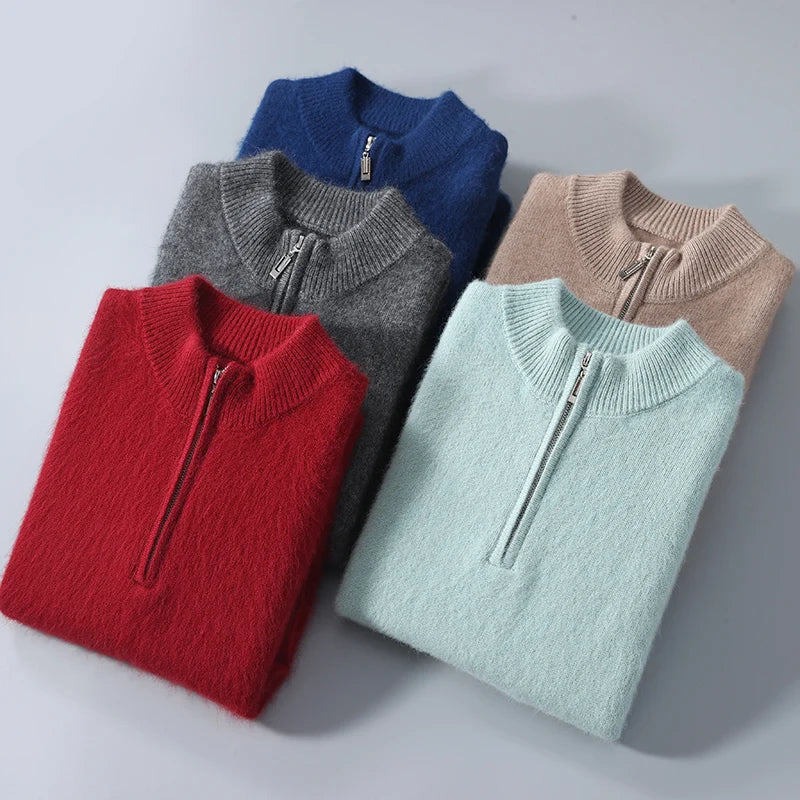 House of Whitmore | Half-Zip Knit Sweater