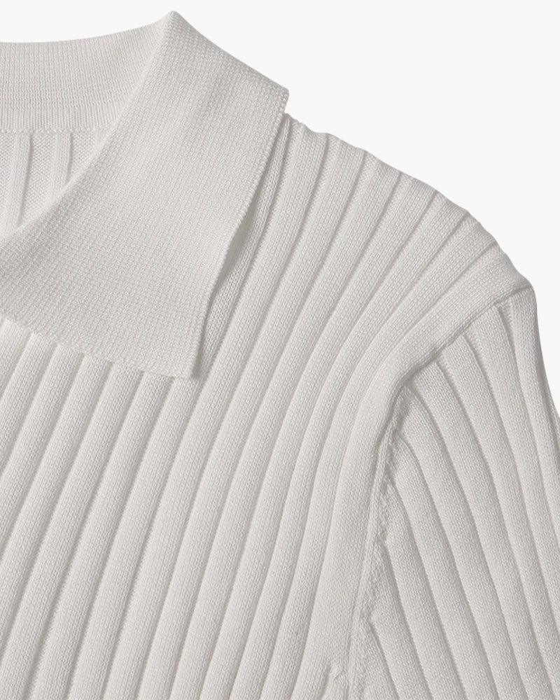 House of Whitmore | Cotton-Blend V-Neck Polo