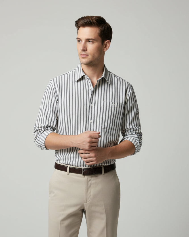 House of Whitmore │ Striped Button-Down Shirt