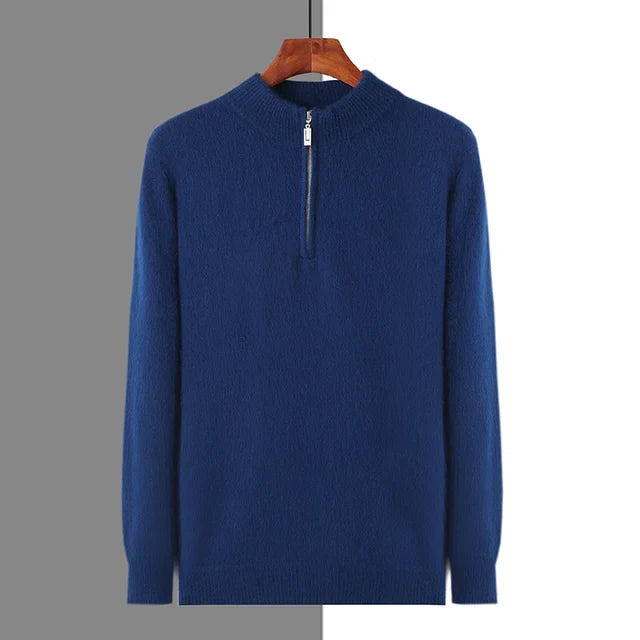 House of Whitmore | Half-Zip Knit Sweater