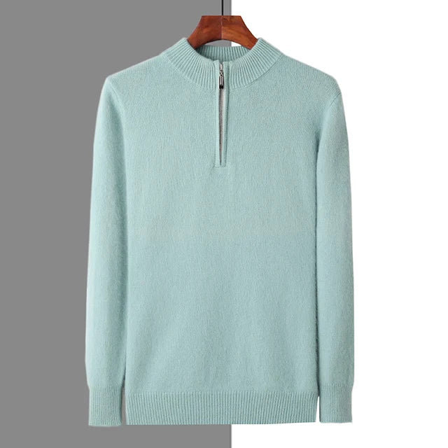 House of Whitmore | Half-Zip Knit Sweater