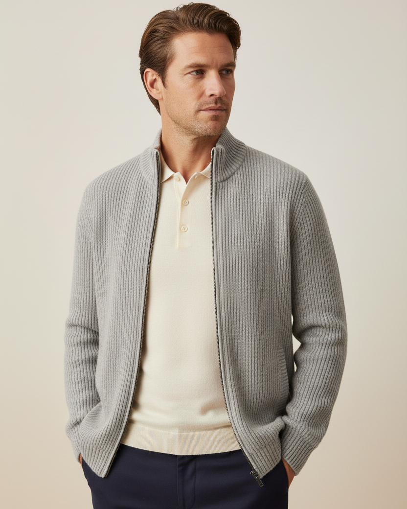 House of Whitemore | Heritage Zip Knit Sweater